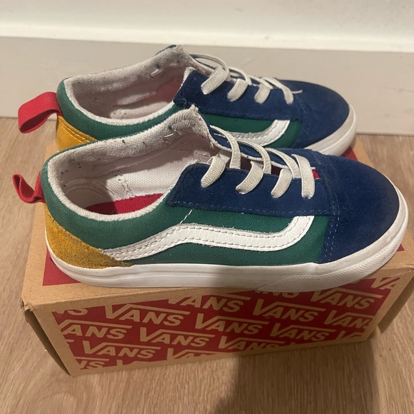 Multi-color Vans size 10C - Picture 3 of 4